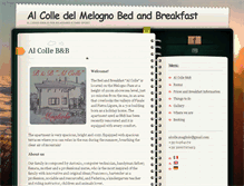 Tablet Screenshot of alcollebedandbreakfast.com